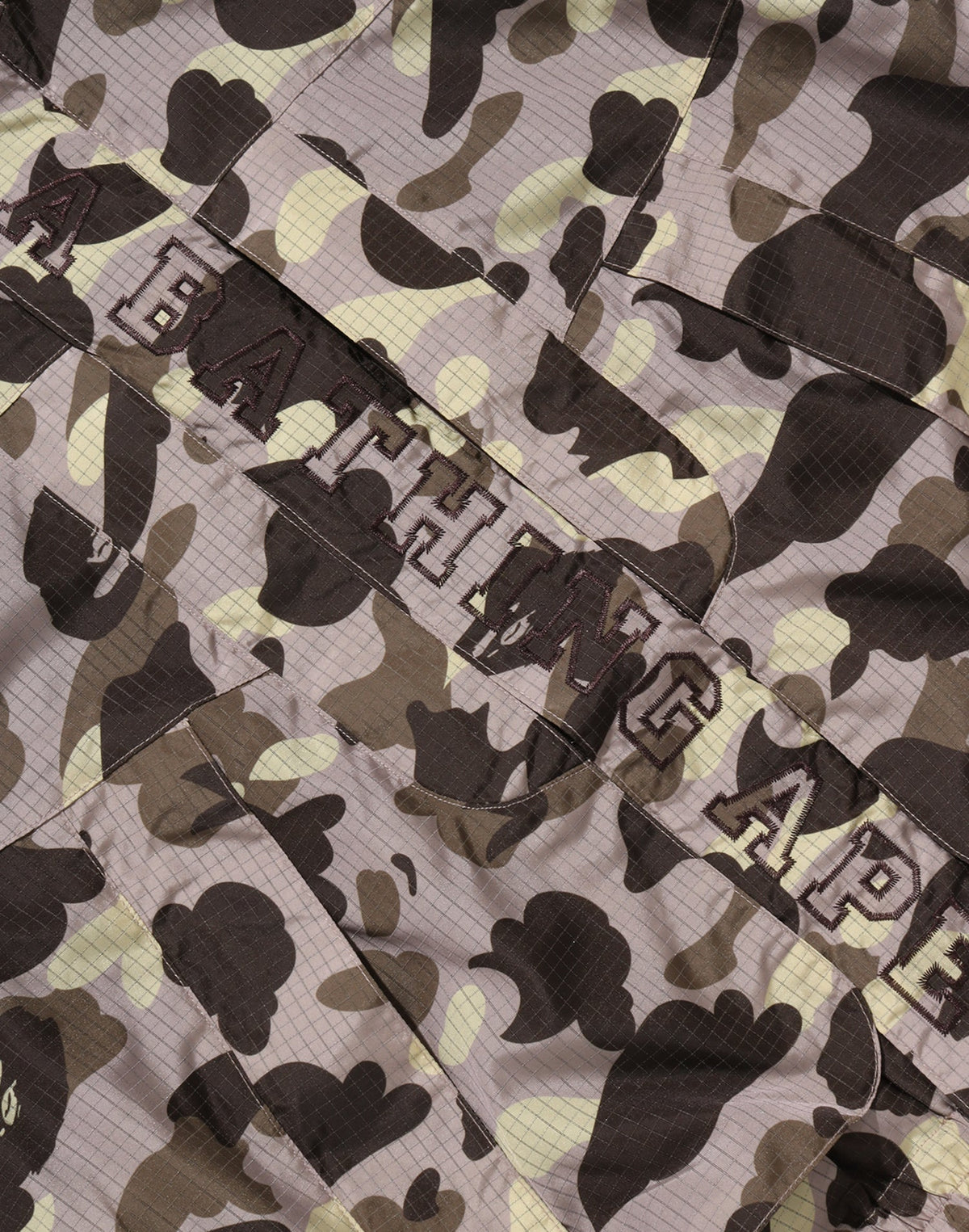 COLOR CAMO REFLECTIVE RIPSTOP SHORT SNOWBOARD JACKET MENS