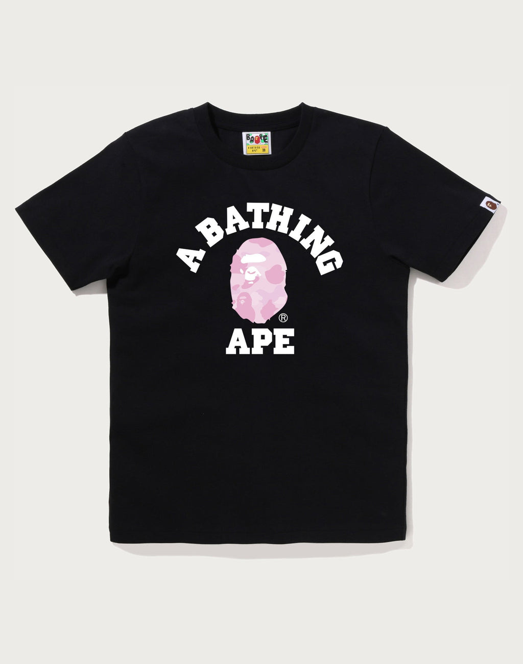 PASTEL COLOR CAMO COLLEGE TEE LADIES