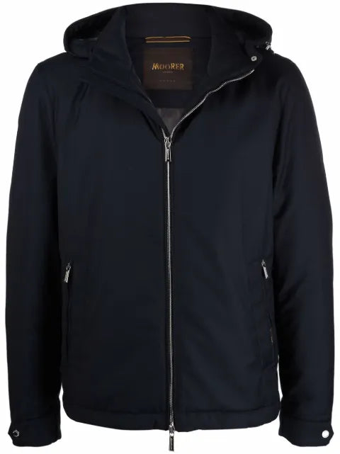 Moorer zip rain jacket