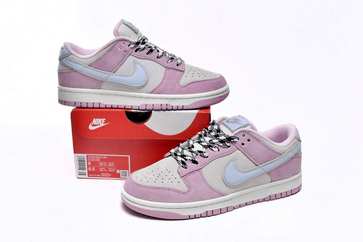 Nike Dunk Low Pink Suede Reps Sneaker D07412-901