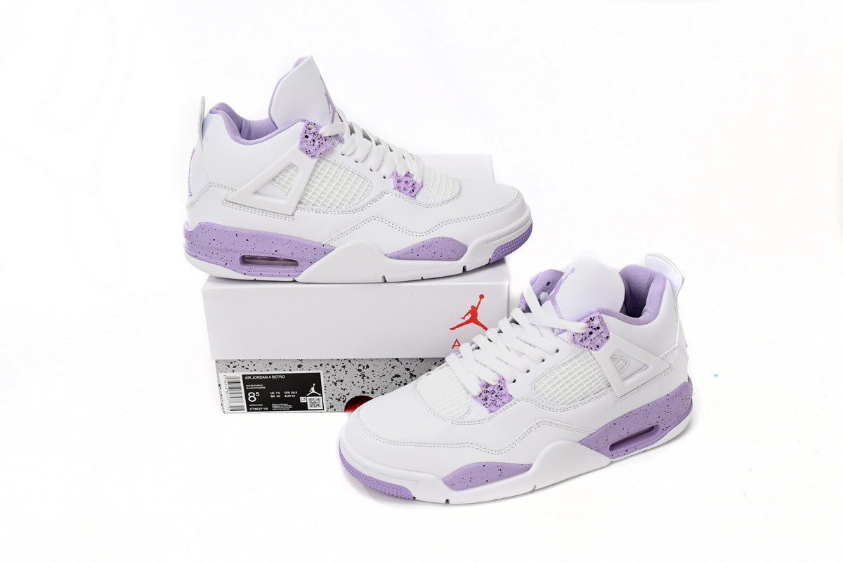 Air Jordan 4 Retro Purple Oreo Reps Sneakers