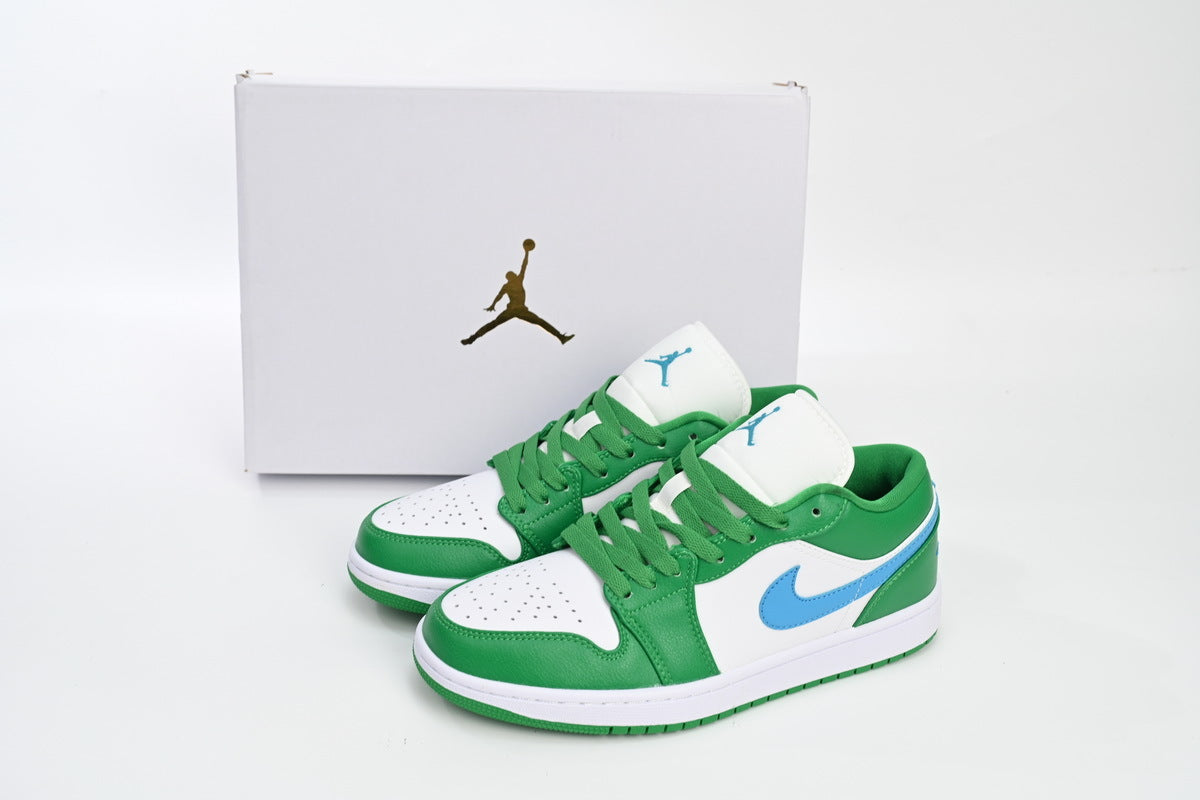 Air Jordan 1 Low Lucky Green Aquatone DC0774-304