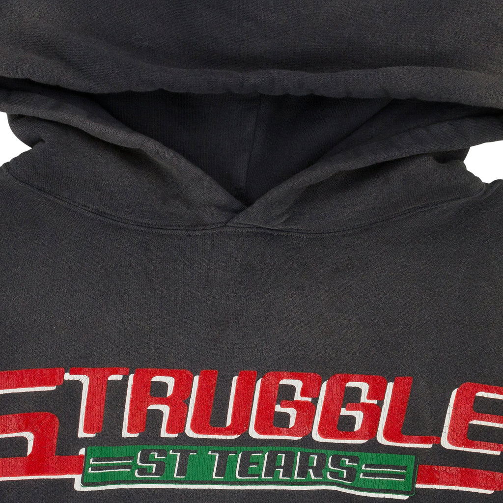BLACK DENIM TEARS STRUGGLE HOODIE