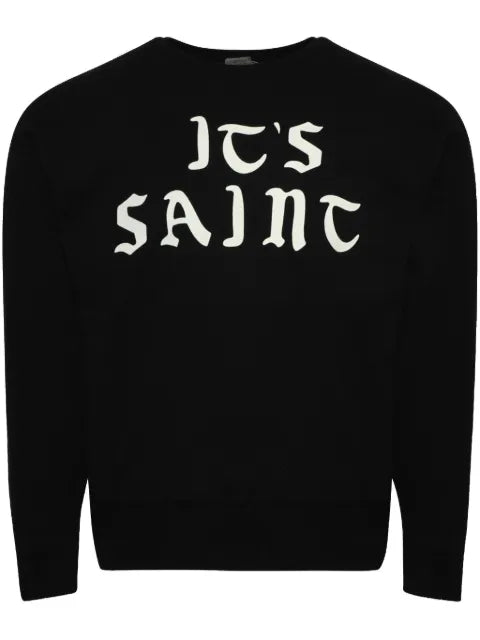 SAINT MXXXXXX logo-print sweatshirt
