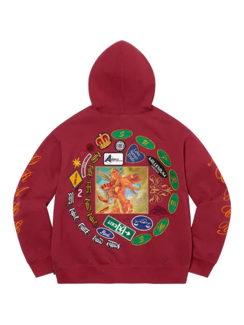 Supreme Patches Spiral hoodie