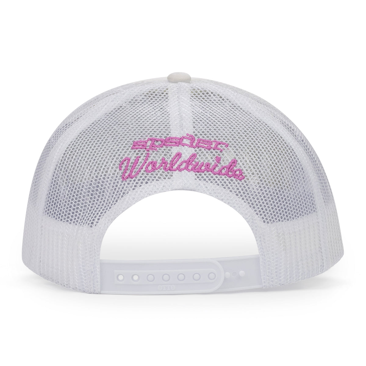 White WHITE TRUCKER HAT