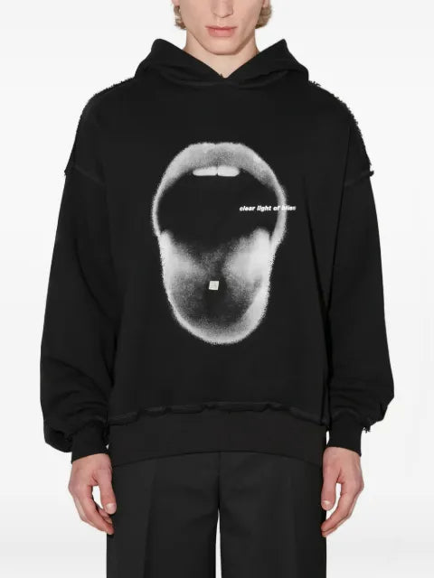 MISBHV mouth-print graphic hoodie