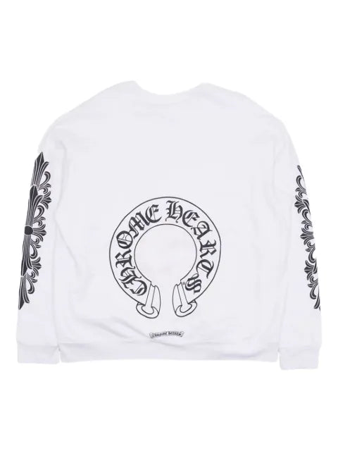 Chrome Hearts horseshoe-logo crew-neck sweatshirt