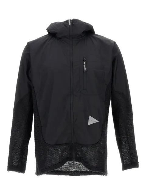and Wander mesh-panel hooded jacket