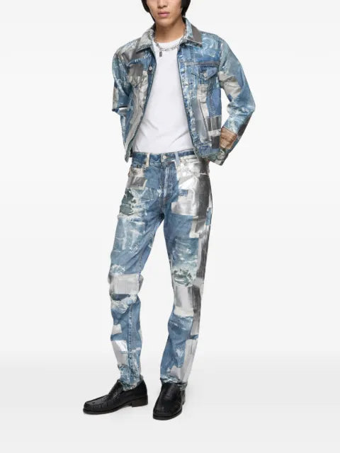 Acne Studios trompe-l'œil denim jacket