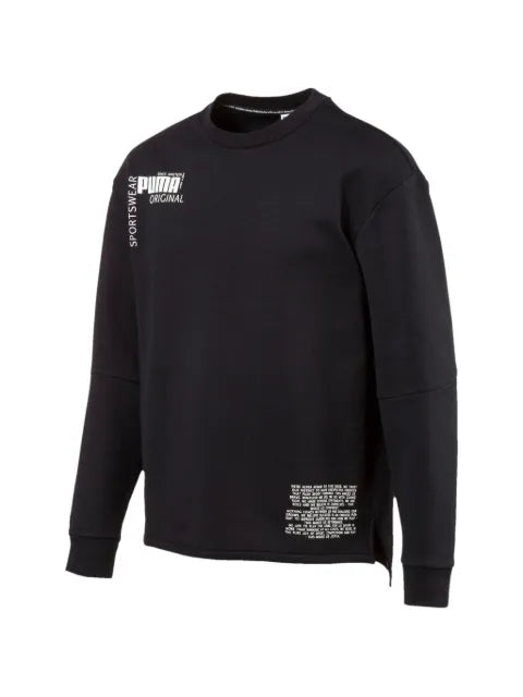 PUMA crew-neck long-sleeve sweatshirt