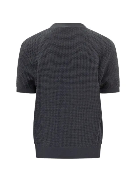 BOSS waffle-knit cotton sweater