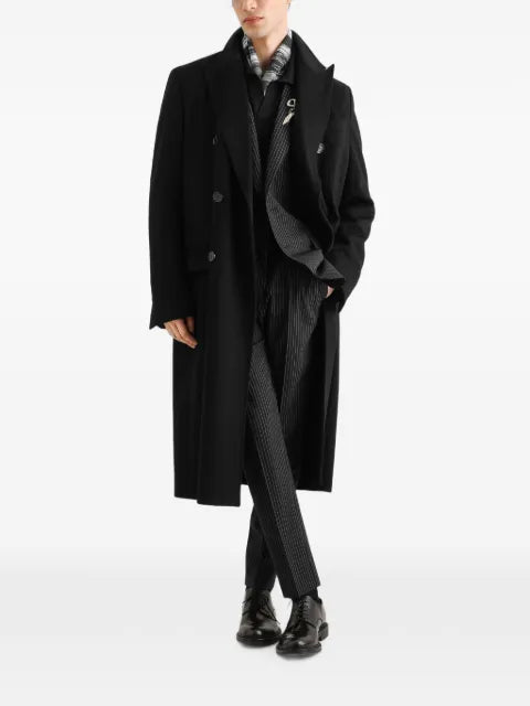 Dolce & Gabbana Martini light single-breasted pinstripe wool jacket