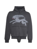 PROTOTYPES sprayed-goat zip-up hoodie