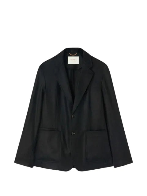 RETORI single-breasted flannel blazer