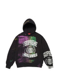 Supreme graphic-print drawstring hoodie