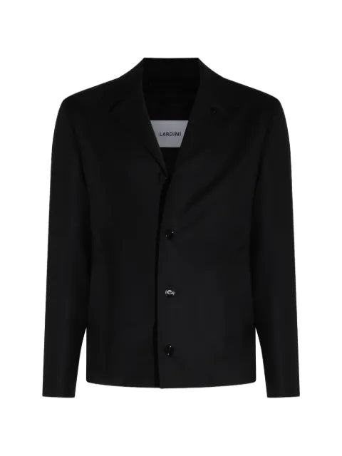 Lardini notch-lapel button-up blazer