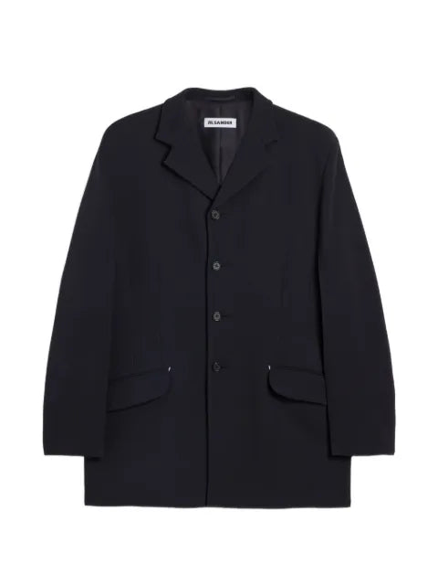 Jil Sander technical crêpe deconstructed jacket