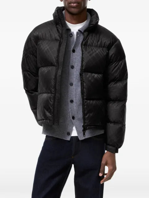 Burberry check nylon Highlands puffer jacket
