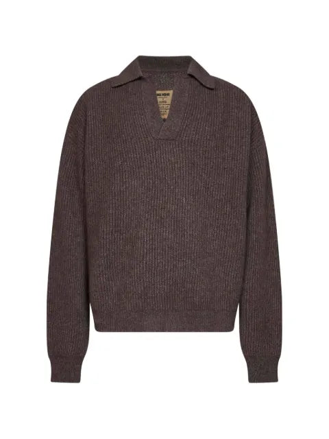 Uma Wang ribbed-knit V-neck sweater