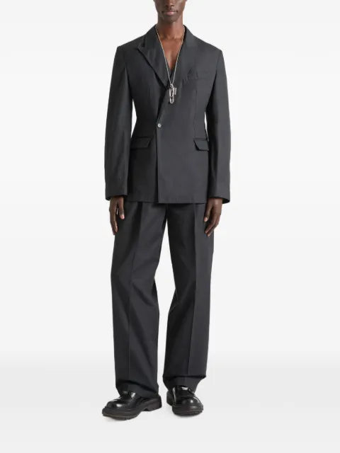 Givenchy couture seam double-breasted regular jacket in poplin