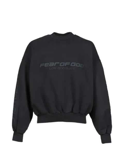 ESSENTIALS logo-print cropped sweater