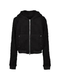FILTH Sherpa zip-up hoodie