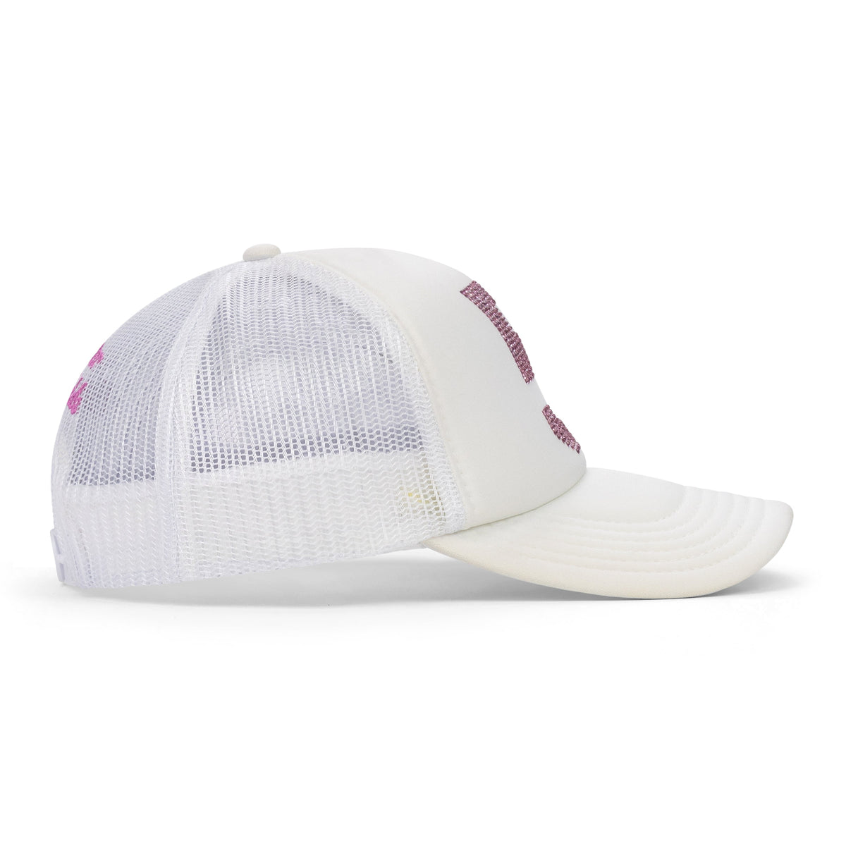 White WHITE TRUCKER HAT