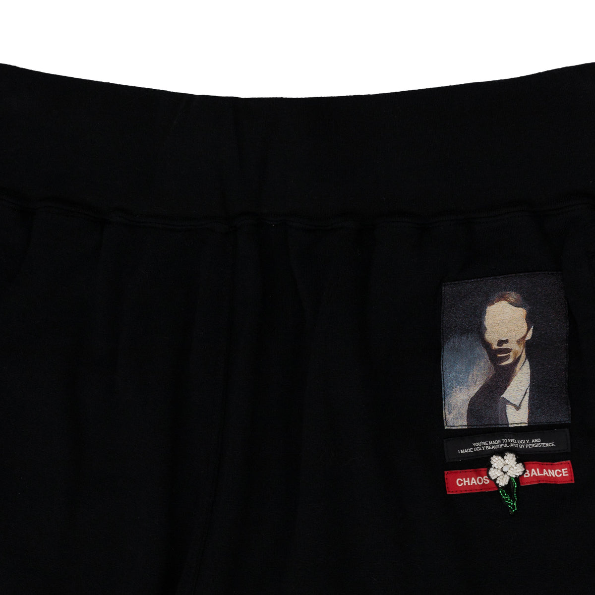 Black Cut-Off Shorts