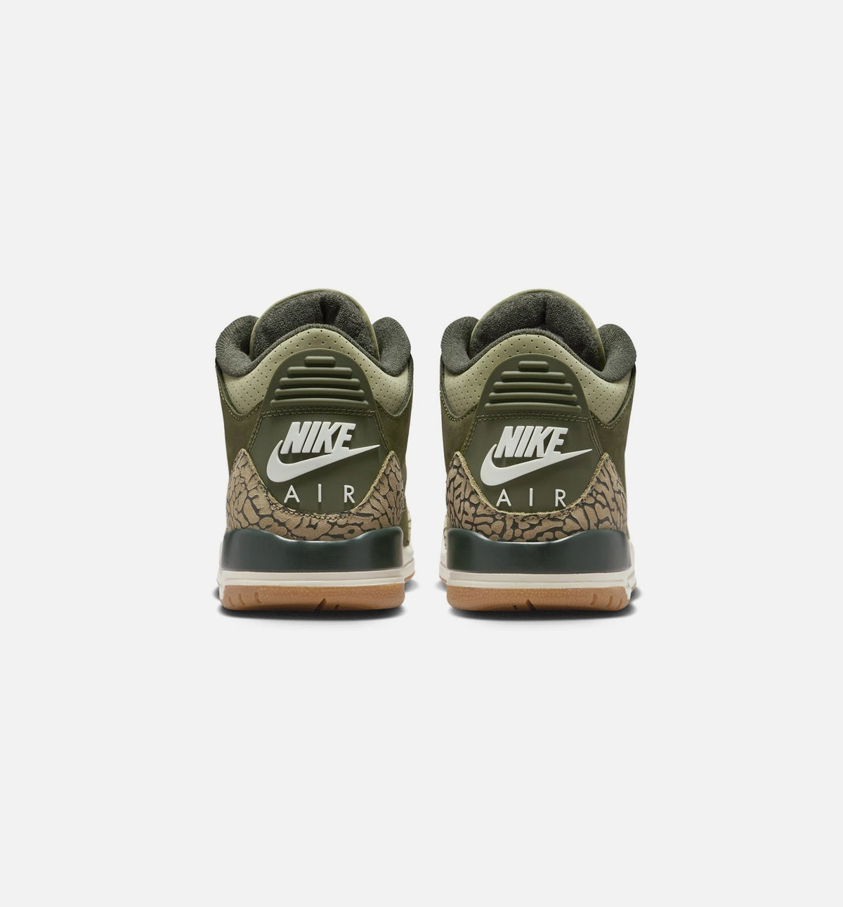 Air Jordan 3 Retro Medium Olive Grade School Sneakers - Medium Olive / Sequoia / Neutral Olive / Sail