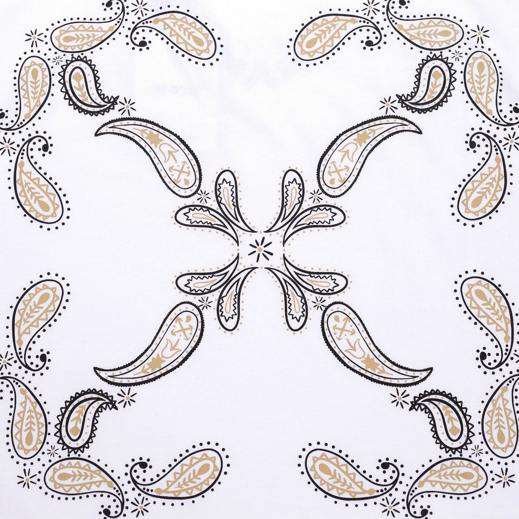 White Bandana Arrow Slim T-shirt