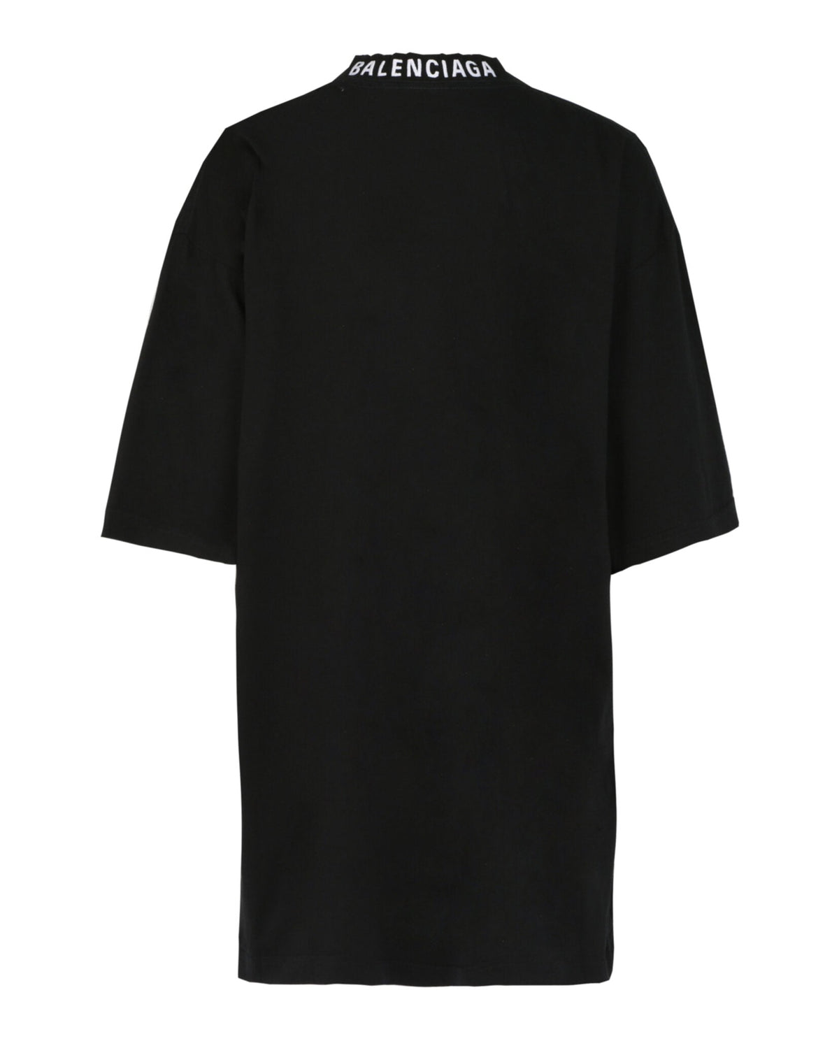 Balenciaga Womens Crewneck Distressed T-Shirt