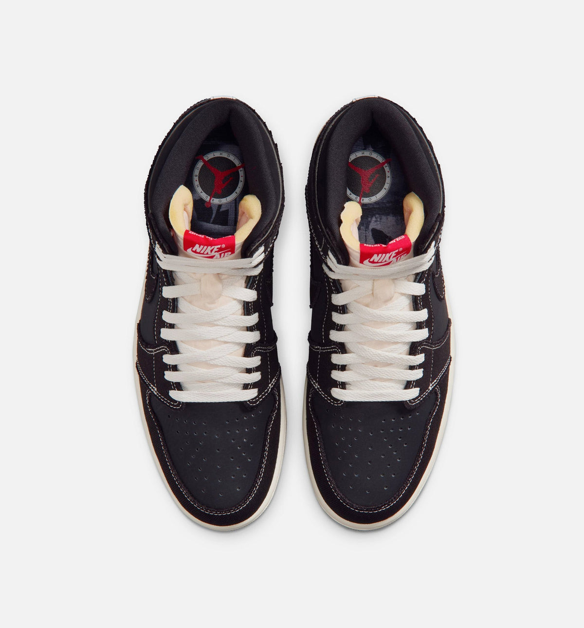 Air Jordan 1 Retro High OG Flight Club – Men's Lifestyle Shoe | Black/University Red/Sail/Gum Medium Brown