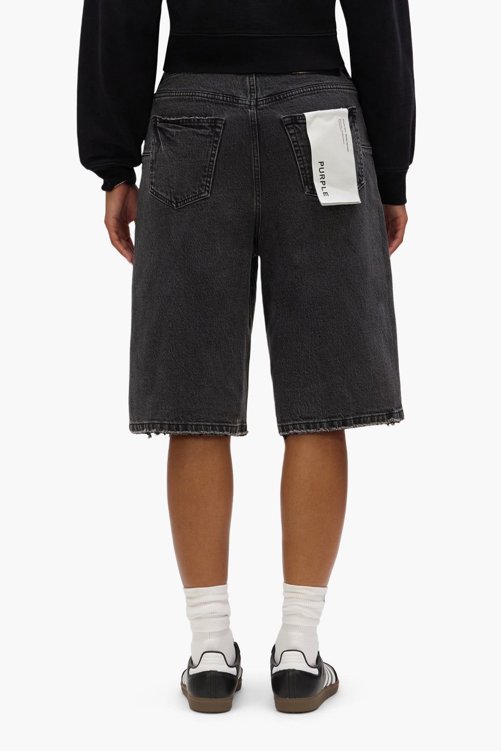 Zip Denim Short