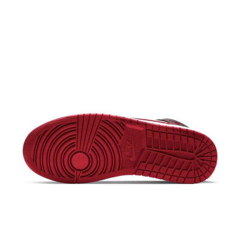 Air Jordan 1 Mid 'Black / White / Gym Red' – 554724-122