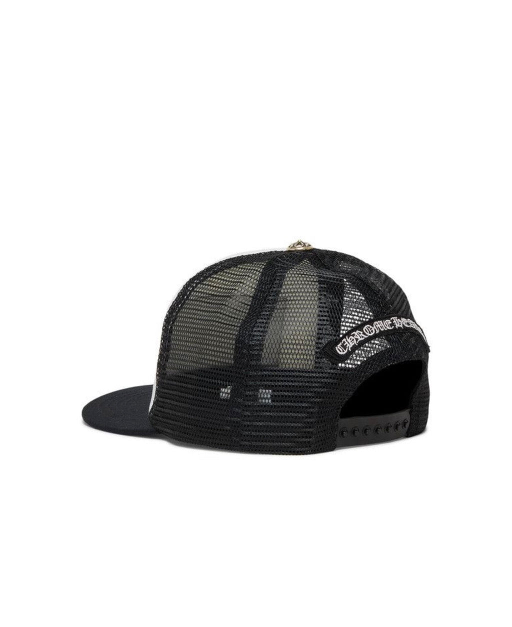 Chrome Hearts Chomper Hollywood Trucker Hat Black/ White