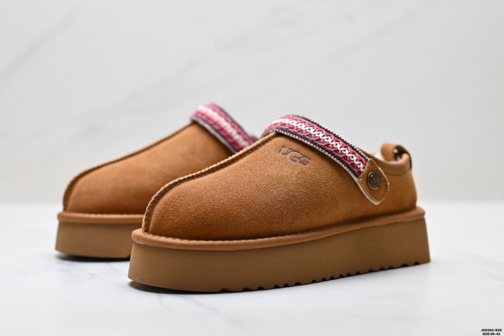 UGG Tazz Shearling Platform Slip-Ons