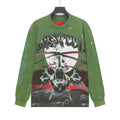 Godspeed Washed Olive Aircraft Graphic Long-Sleeve T-Shirt
