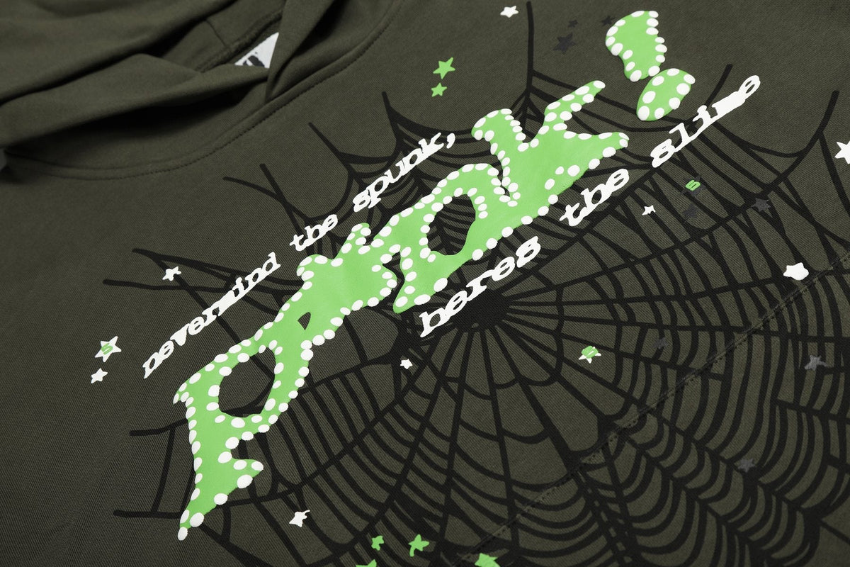 Sp5der Spiderweb Graphic Hoodie