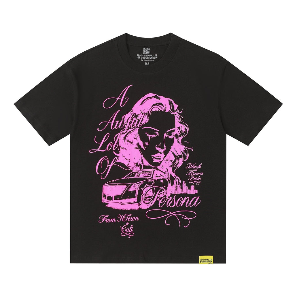 THAT'S A AWFUL LOT OF COUGH SYRUP Persona Graphic Short-Sleeve T-Shirt