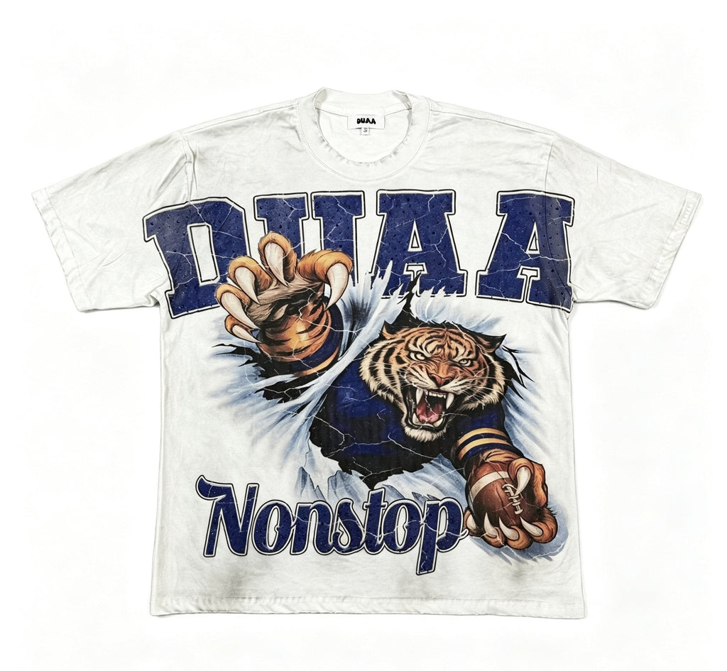 DUAA Nonstop Tiger Football Graphic T-Shirt