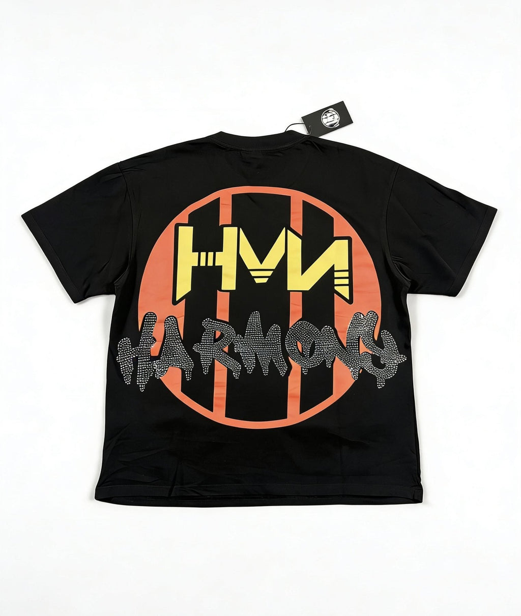 HARMONY New Age Rhinestone Graphic T-Shirt