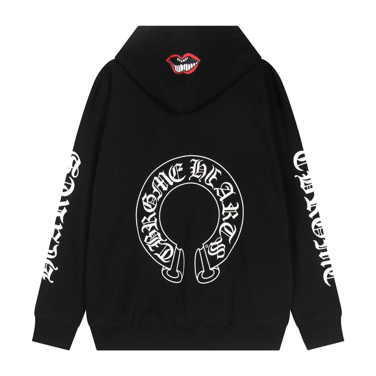 Chrome Hearts Slogan Graphic Hoodie