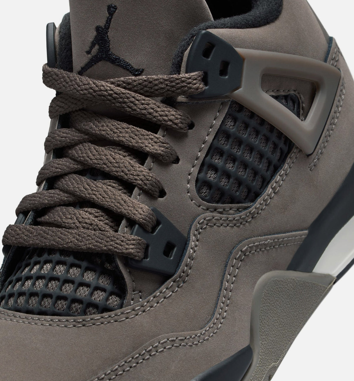 Air Jordan 4 Retro Cave Stone and Black Preschool Lifestyle Shoe – Cave Stone/Black/Moon Particle