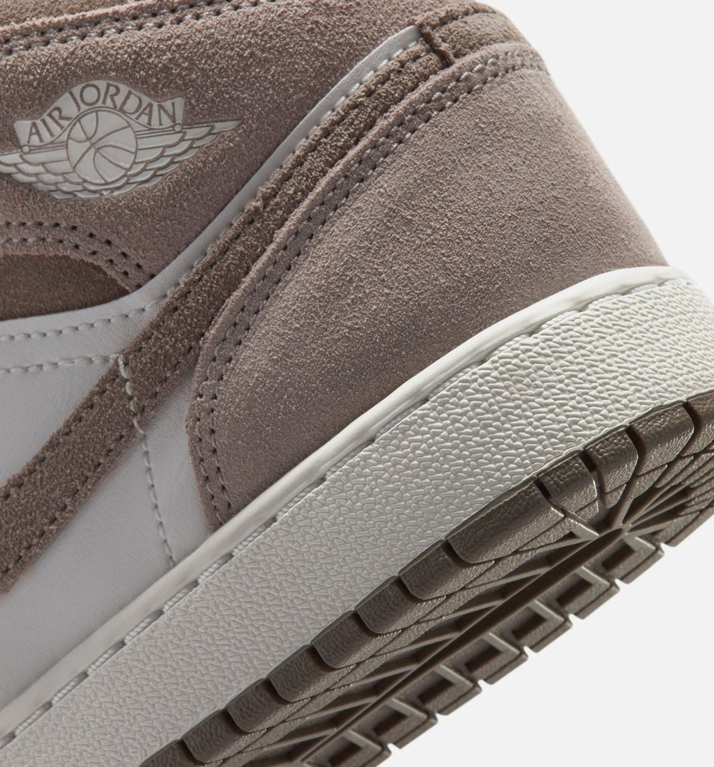 Air Jordan 1 Mid Grade School - Enigma Stone/Olive Grey/Summit White