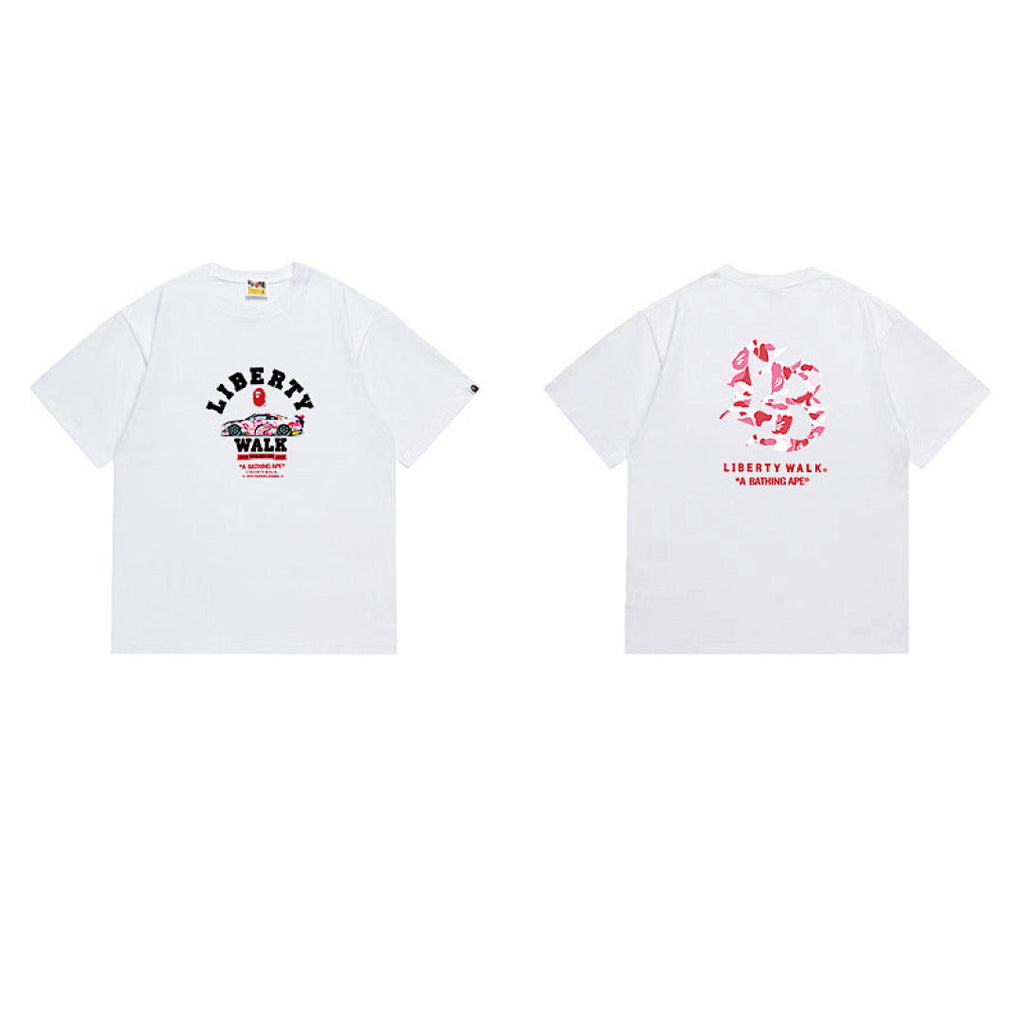 BAPE Ape Head Graphic Streetwear T-Shirt