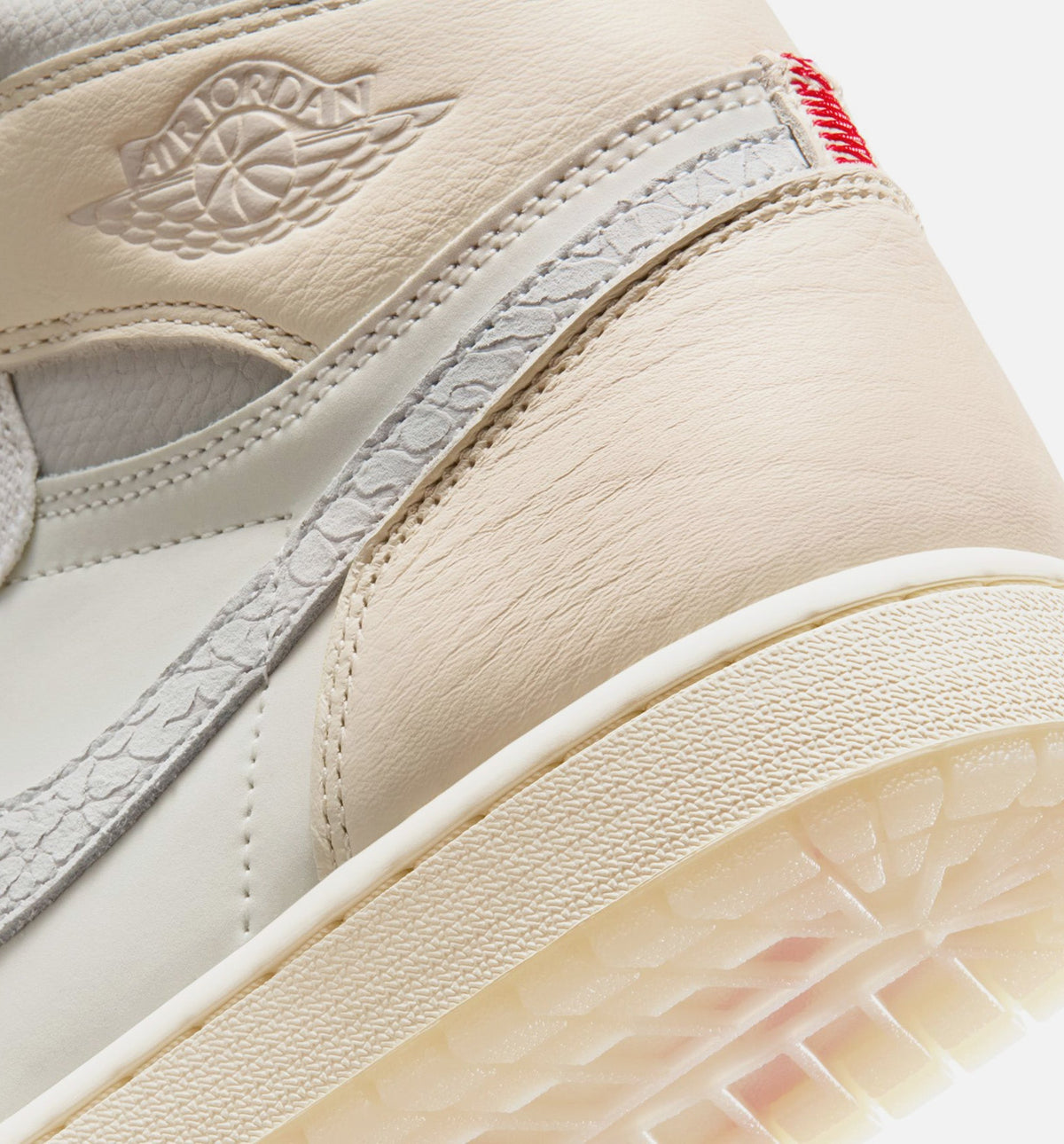 Air Jordan 1 Retro High OG Sail Men's Sneakers - University Red/Pale Ivory/Coconut Milk/Phantom