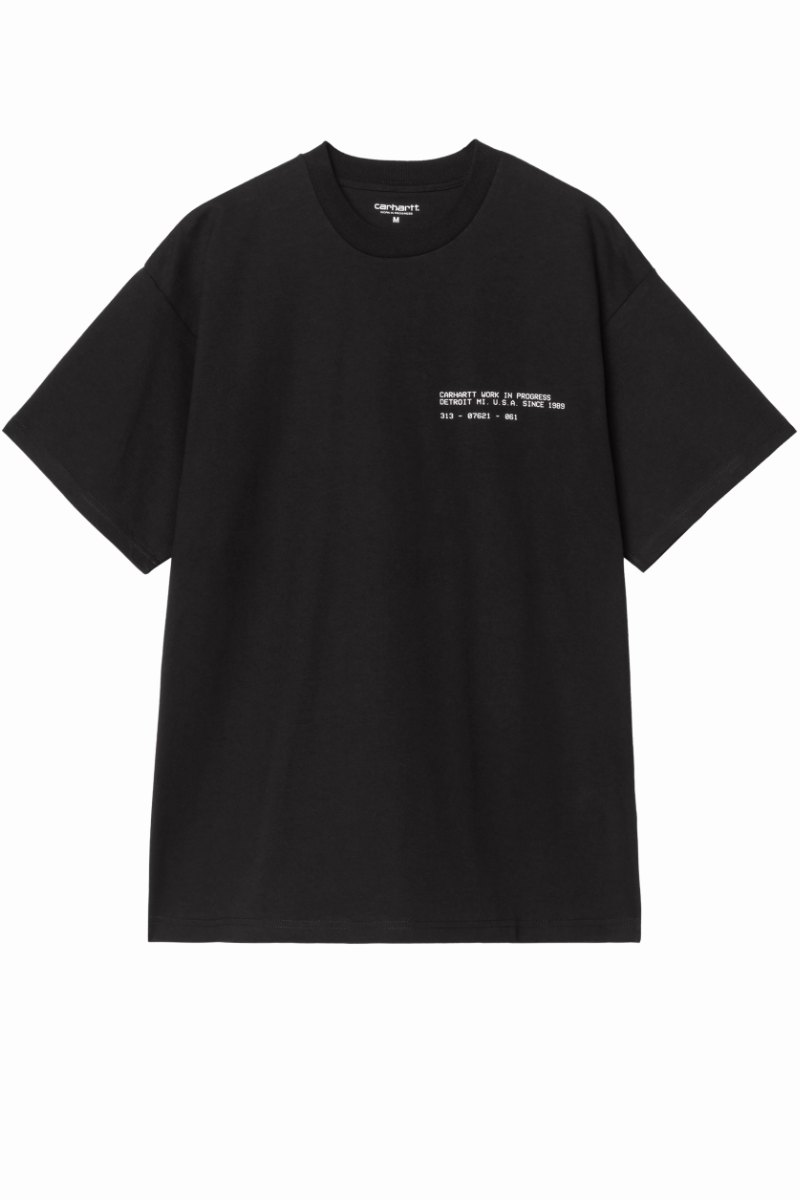 CARHARTT WIP FEATHER PROGRESS T-SHIRT Black