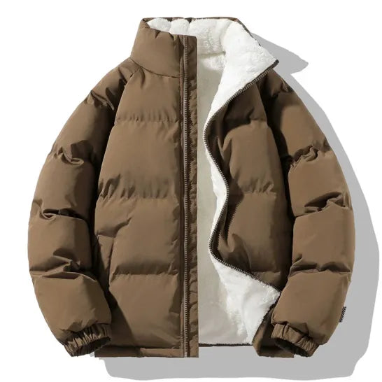 Shearling Puffer Jacket