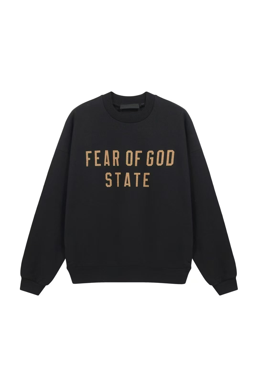 RSNOW Fear of God Essentials Jersey Long Sleeve Tee Black/Dark Heather